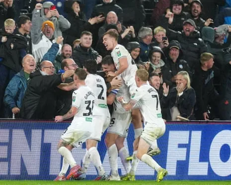 Pain for Forest's Manager as Swansea Surprise Forest with Dramatic Comeback
